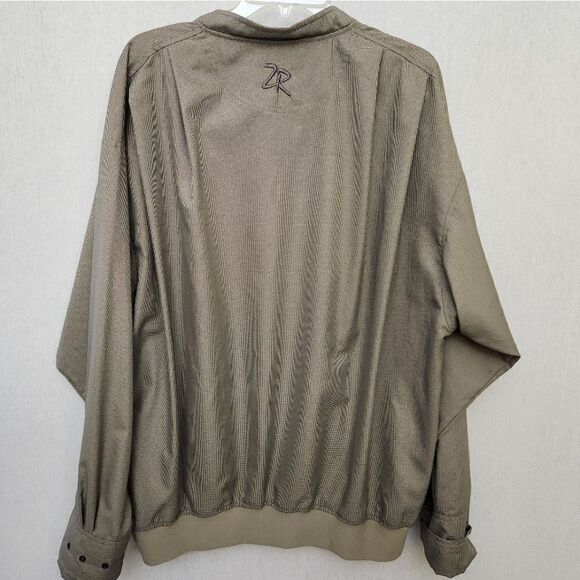 Zero Restriction Golf Outerwear‎ Tan men's windstopper pullover golf core LG - Picture 9 of 12